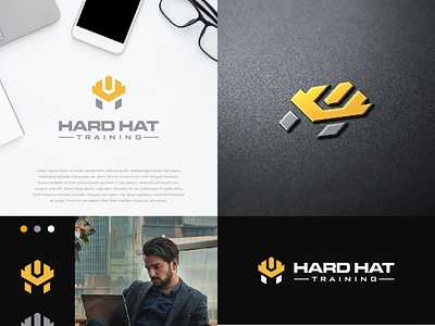 This is a Professional Business Hard Hat Training Logo Design