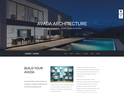 Avada Architecture WordPress Website Design architecture website magazinewebsite wordpress