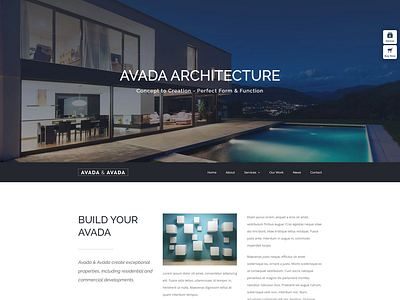 Avada Architecture WordPress Website Design