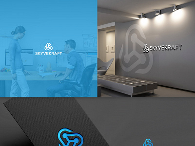 SkyVekraft Logo Design