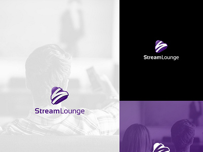 Stream Lounge App Logo Design