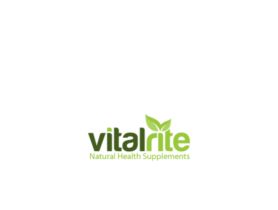 Vital Rite Natural Health Supplements Logo Design