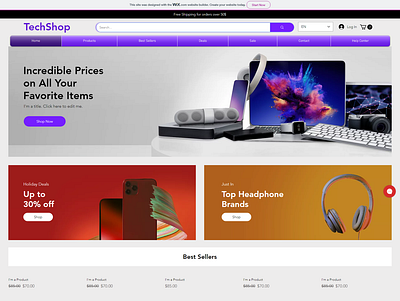 WIX eCommerce website or online store or online shop websitedesign wix