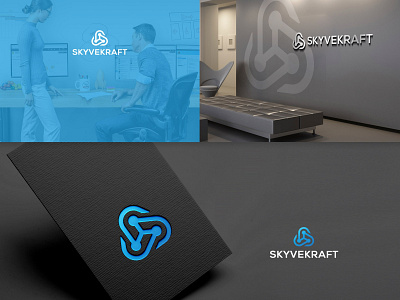 SkyVekraft Logo Design