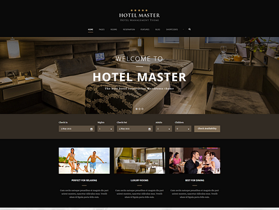 Hotel Booking WordPress Website Design magazinewebsite wordpress