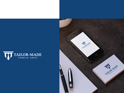 Tailor made Financial Group Logo Design