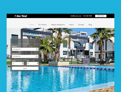 Hotel Booking WIX Website Design hotel website hotelbooking restaurant website travel website wix hotel