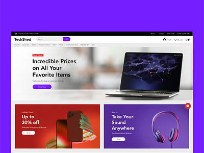 Wix Electronics Website Deisgn