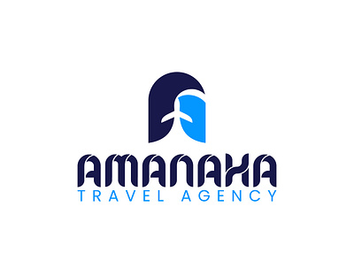 Amanaha Travel Agency Logo Design modern logo travel travel agency logo travel logo travelagencylogo