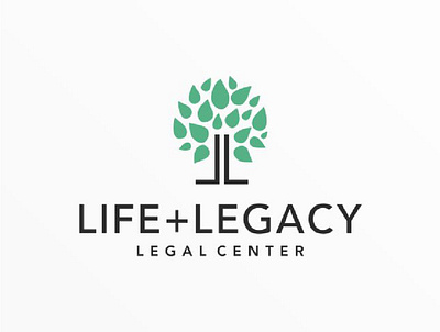 Life Legacy Legal Center Logo Design logos modern logo