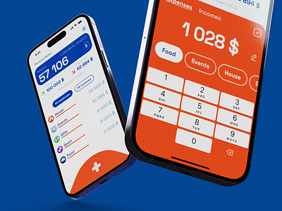 Fininece — financial management app 3d app design application design finance fintech graphic design interface mobile app product ui ux