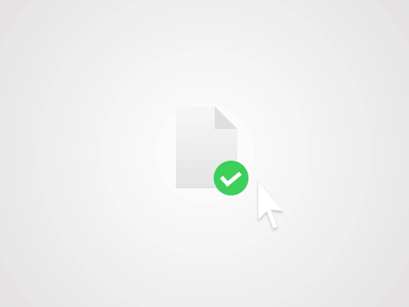 File Icon Hover Microinteraction after effects animated animation file gif hover micro interaction minimal mouse