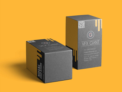 VFX Box Packaging Mockup scaled branding design illustration logo vector