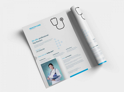 Free Health Care Poster Design Mockup animation bookcover branding care creative design free good health icon illustration logo mockup new poster typography vector