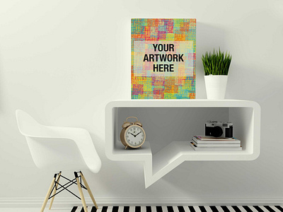 NEW PREMIUM CANVAS ARTWORK MOCKUP