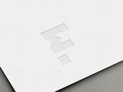 Free Embross 3D Logo Mockup