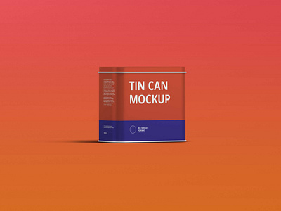 Freebies Tin Box Mockup