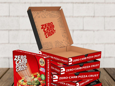 DELICIOUS PIZZA BOX PACKAGING MOCKUP