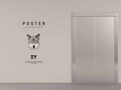 Ey-mockup Elevator Poster Mockup 3d branding colors design elevator eymockup icon illustration images latest logo mockup new nice photos poster stylish typography ui vector