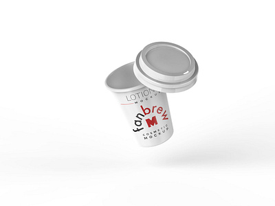 COFFEE PLASTIC GLASS MOCKUP