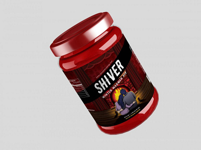 Free Shiver Jam Jar Mockup