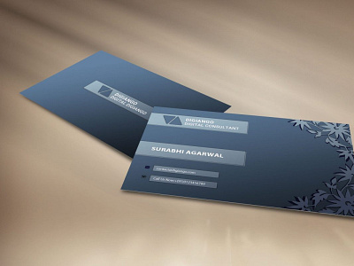 Free Ash Business Card Design Mockup