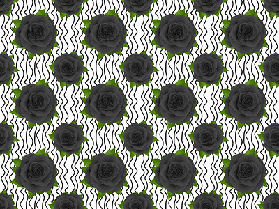 Beautiful pattern realistic Rose