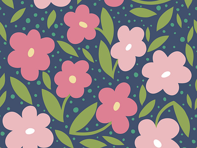 Beautiful stylish floral seamless pattern.