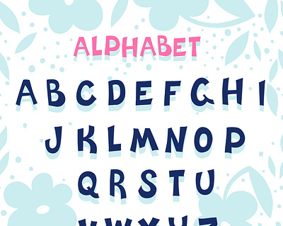 A beautiful comical set of letters of the alphabet. alphabet art background banner beauty calligraphy card cartoon colorful decoration decorative design drawing drawn fitness font graphic greeting hand hand drawn