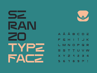 Seranzo | Custom Brand Typeface Design