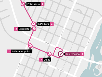 Joensuu Bus Route Map