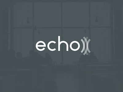 Echo Logo Concept #2 branding concept echo identity logo logotype transparency