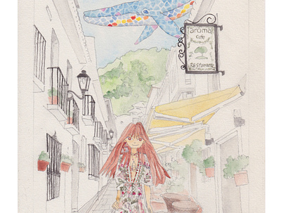 In Mijas illustration