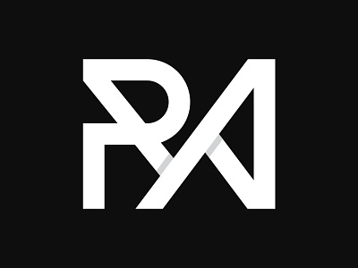 RA branding icon logo mark symbol typogaphy