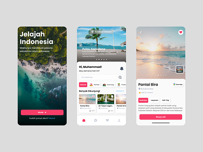 TravelKuy - Travel Mobile App Design