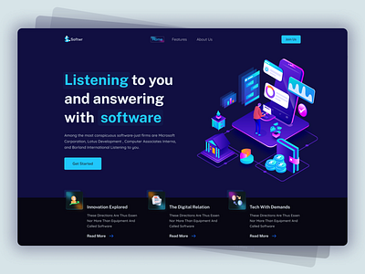 Saas Landing page UI Design. bitcoin crypto cryptocurrency e commerce e commerce e commerce landingpage earning header home page interface landing page product product landing page saas saas landing saas landingpage ui ui interface web design website