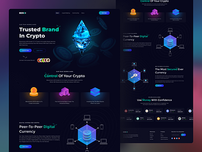 Crypto payment Landing page - Redesign !