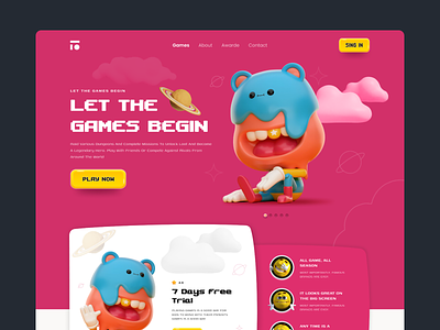 Game Studio Website designs, themes, templates and downloadable graphic  elements on Dribbble
