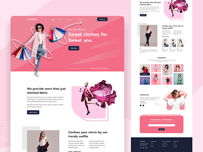 Fashion E-commerce Landing Page