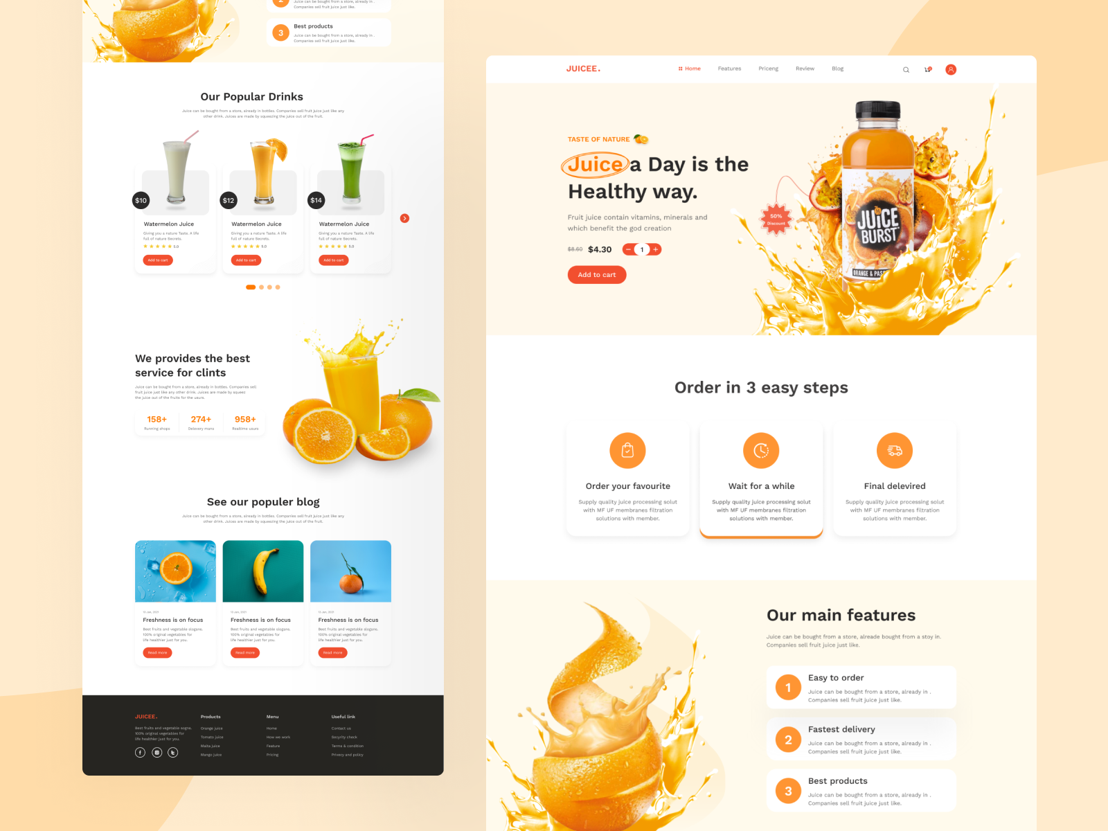 E-commerce Landing Page Design by Towshif Mahir 🔥 on Dribbble