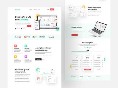 Saas Landing Page - Website Design