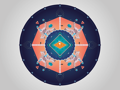 Mandala - Monument Valley Game