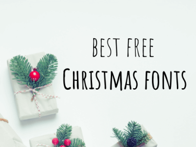 Best Free Christmas Fonts design fonts freebies logo typography