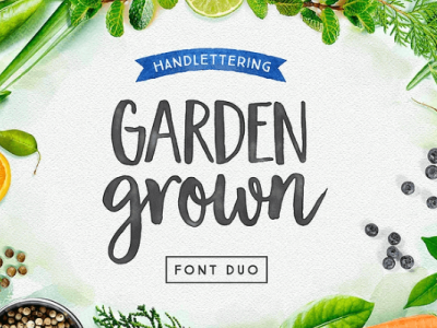 Garden Grown Font design fonts freebies logo typography web