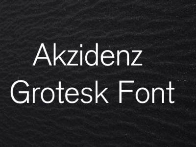 Akzidenz Grotesk Font design fonts freebies logo typography web