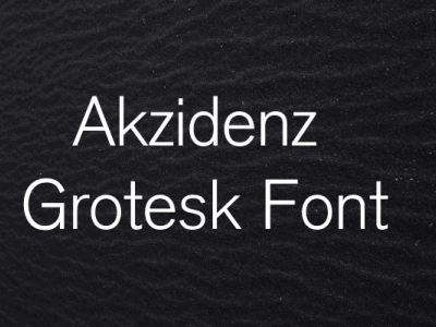 Akzidenz Grotesk Font design fonts freebies logo typography web