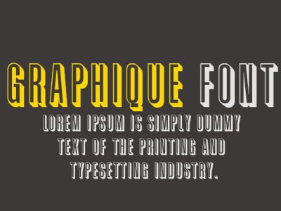 Graphique Font Free Download