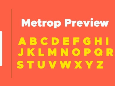 Metropolis Font design fonts freebies illustration logo typography web