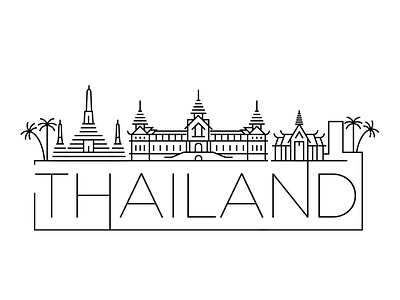 Thailand Minimal Skyline