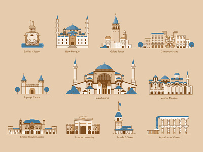 Istanbul Map - Buildings